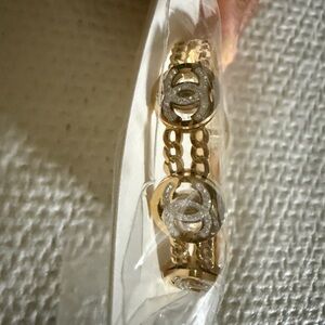 Gold and Silver Chain Bracelet